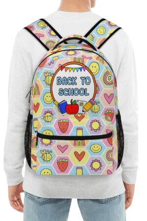 New 15 Inch Casual Style School Backpack
