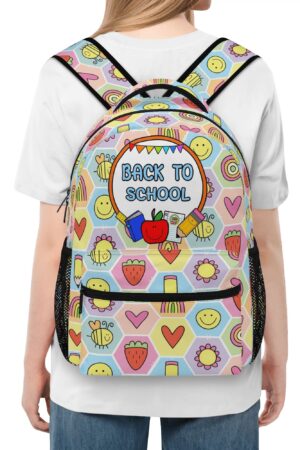 New 15 Inch Casual Style School Backpack