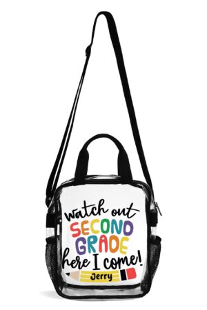 Clear Waterproof Transparent Lunch Bag(Single-Sided Print)