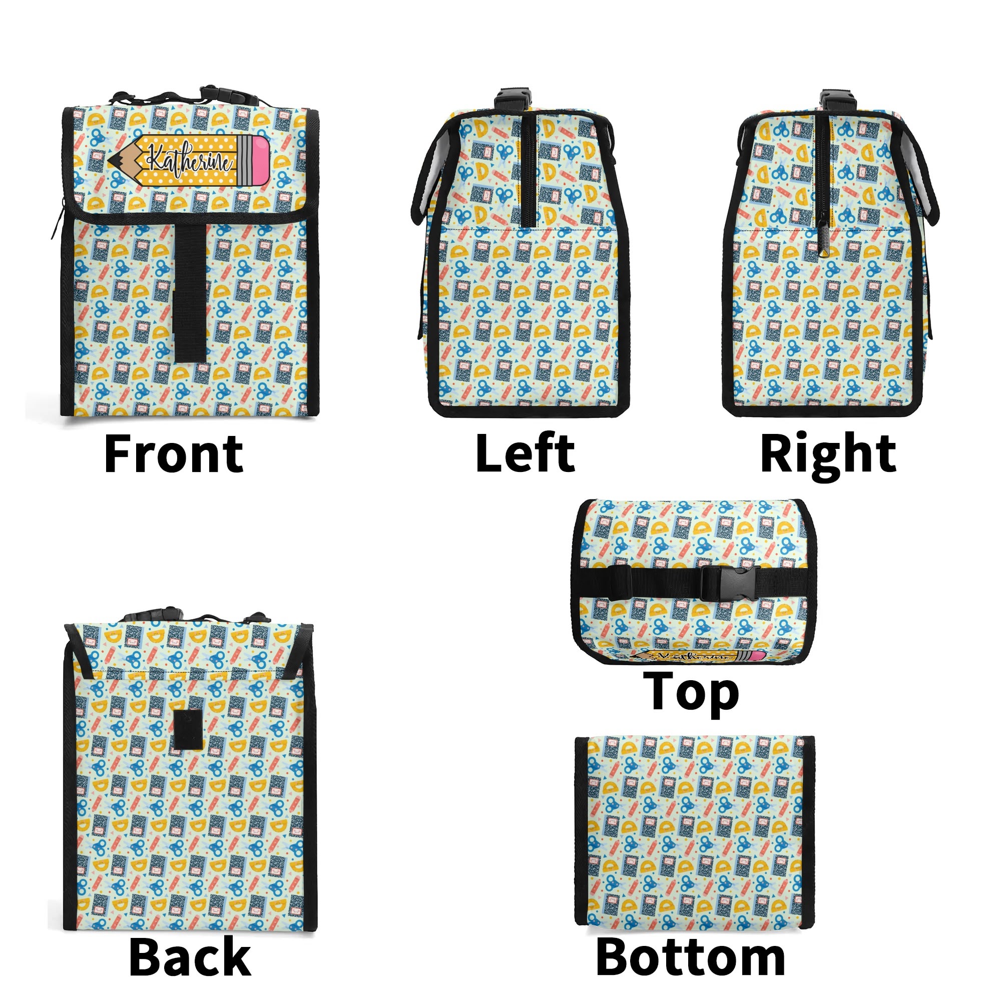 New Style 300D Flip-top Lunch Bag - Image 11