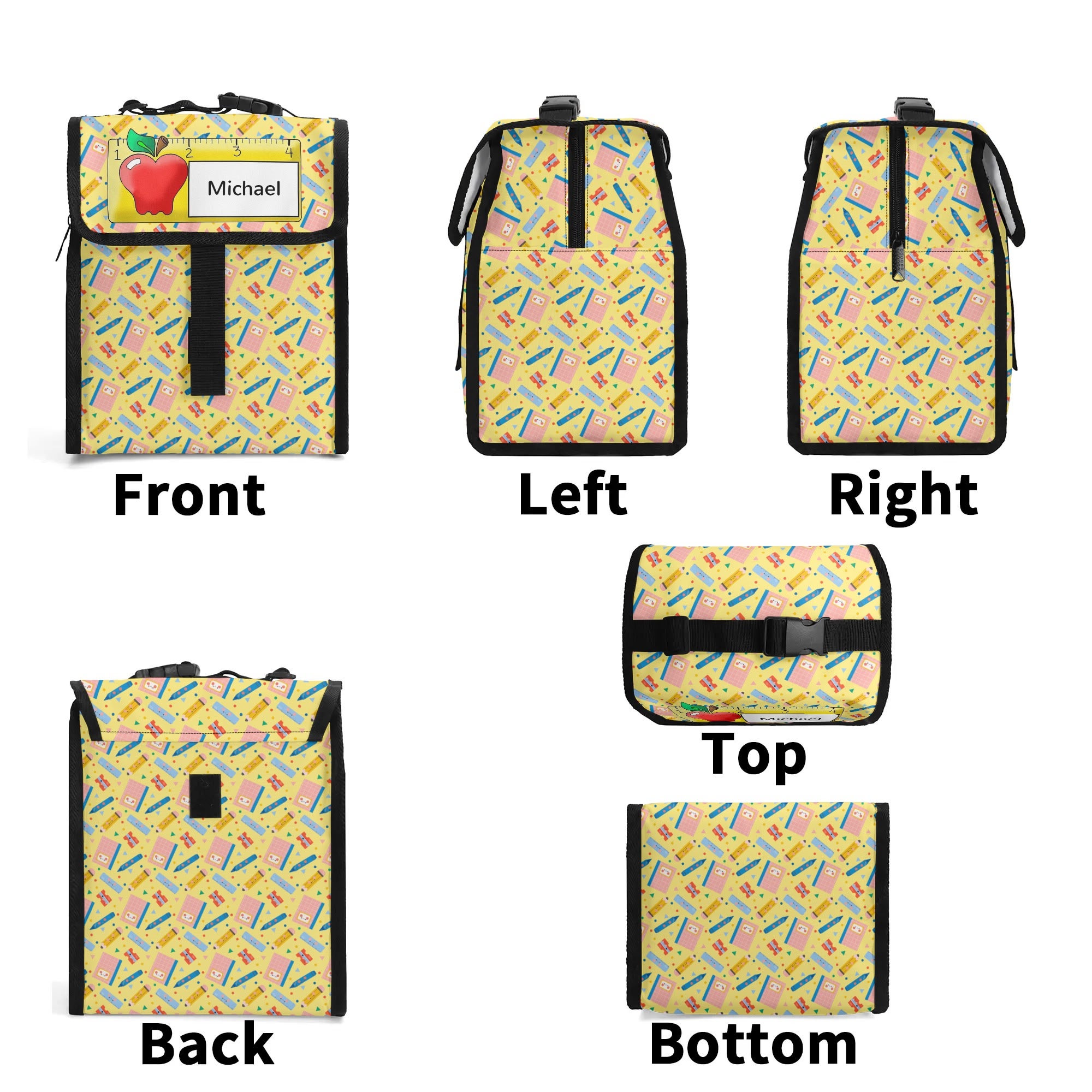New Style 300D Flip-top Lunch Bag - Image 11