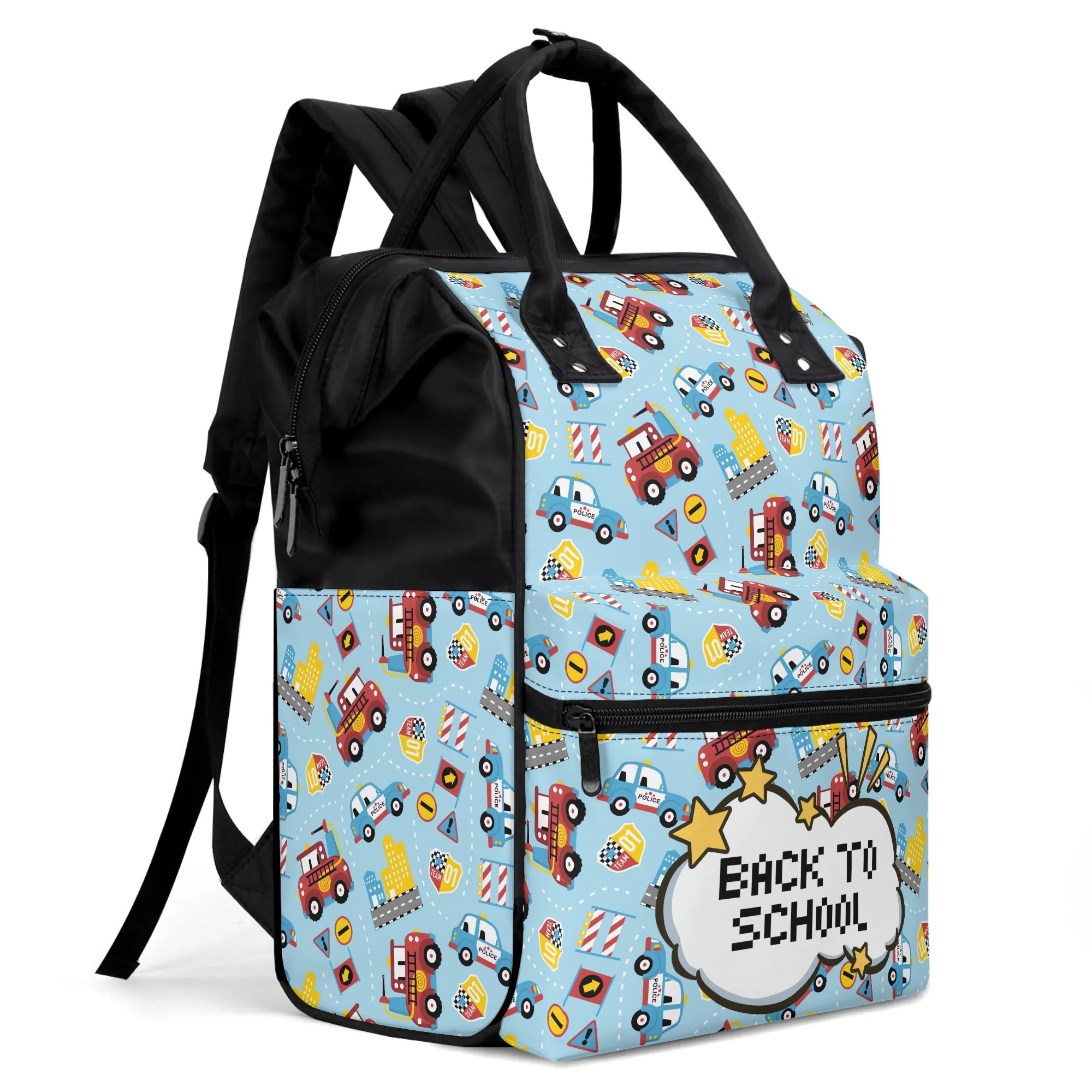 Large Capacity Diaper Bag Mummy Backpack Nursing Duckbilled Backpack - Image 3