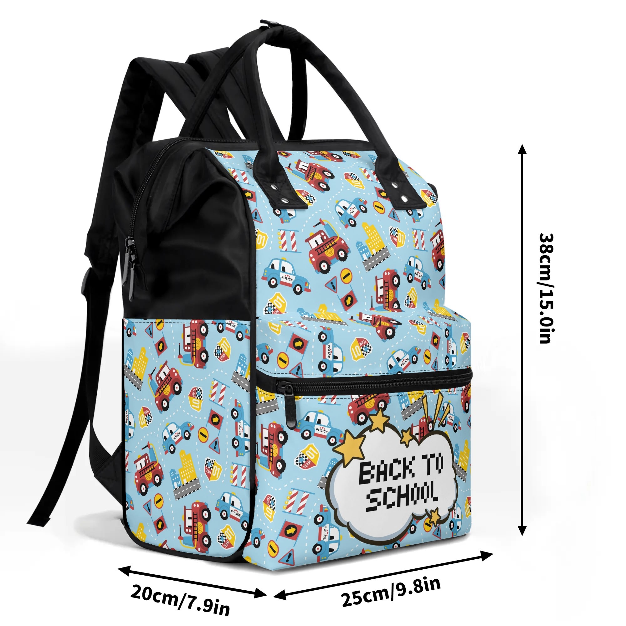 Large Capacity Diaper Bag Mummy Backpack Nursing Duckbilled Backpack - Image 8