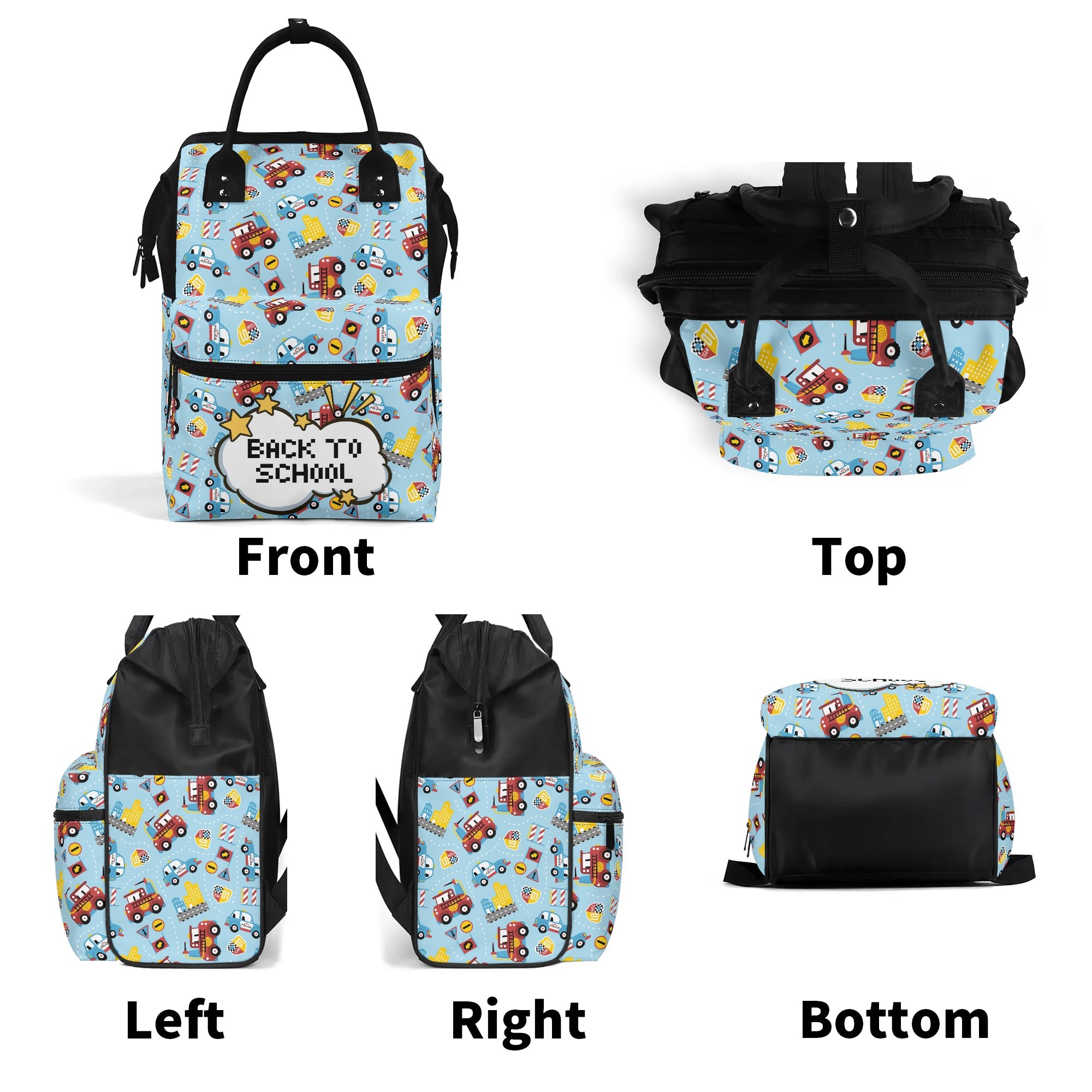 Large Capacity Diaper Bag Mummy Backpack Nursing Duckbilled Backpack - Image 9