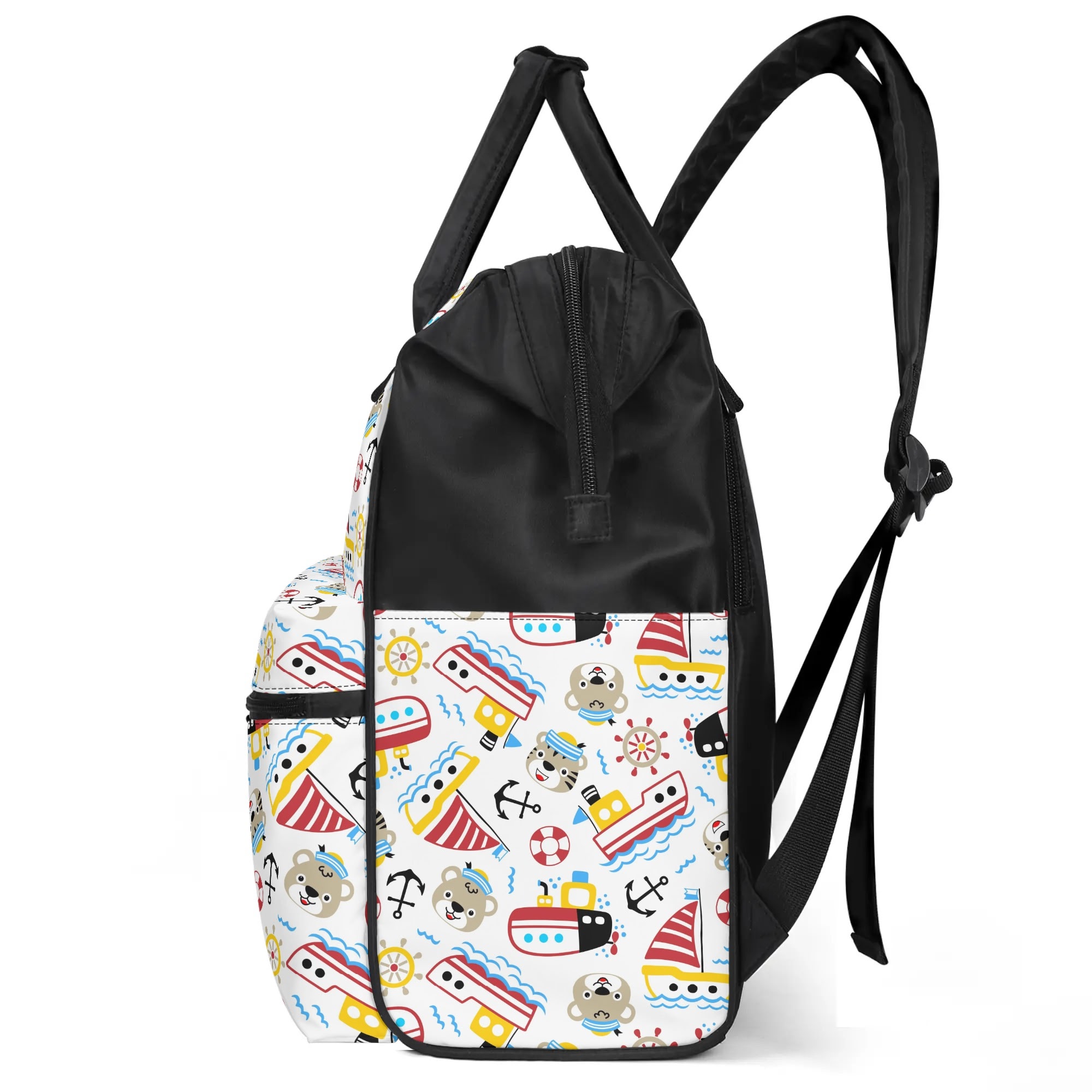 Large Capacity Diaper Bag Mummy Backpack Nursing Duckbilled Backpack - Image 4