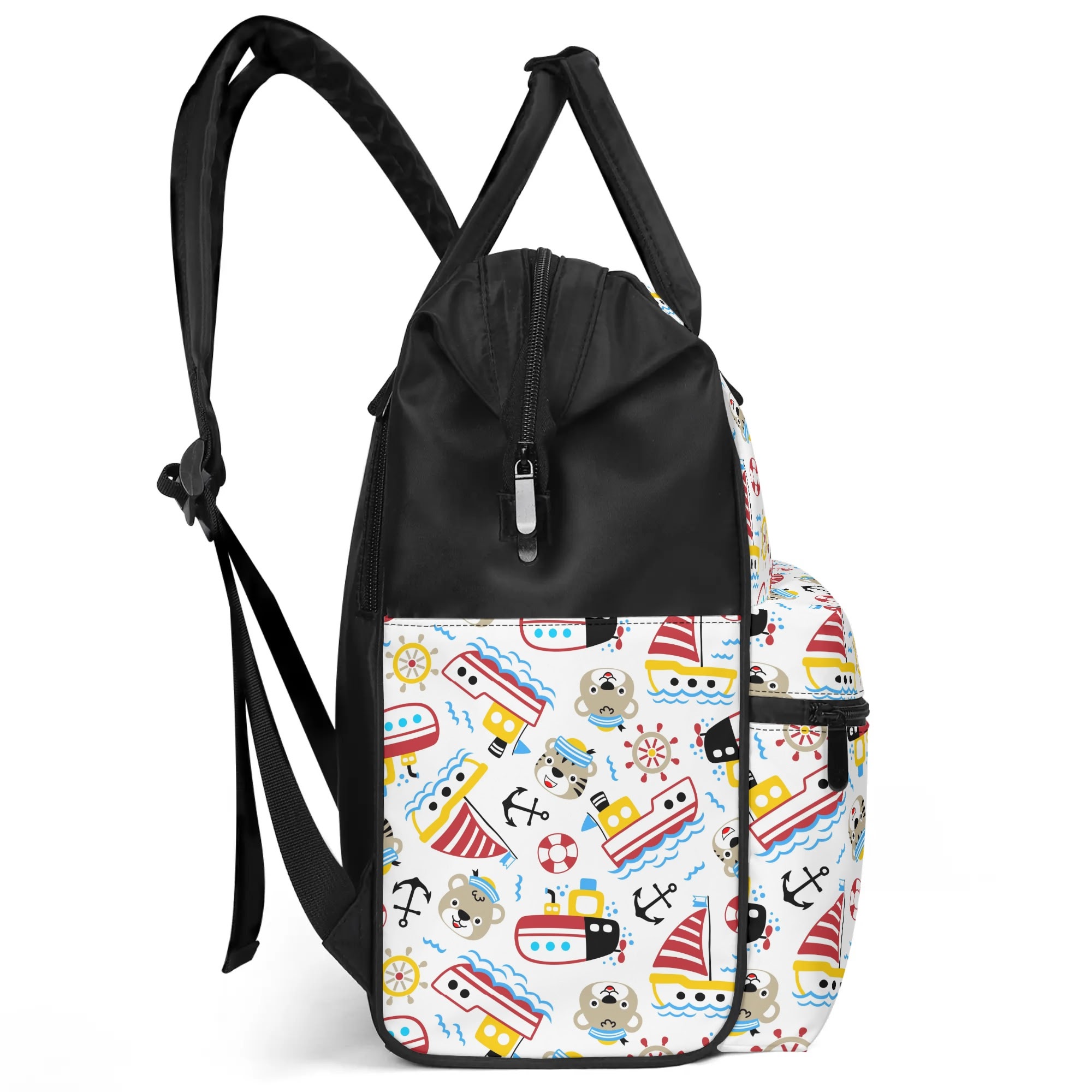 Large Capacity Diaper Bag Mummy Backpack Nursing Duckbilled Backpack - Image 5