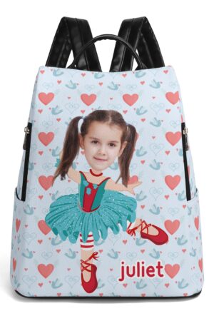 New Travel PU Daypack Anti-theft Backpack Nursing Bag