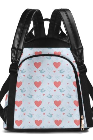 New Travel PU Daypack Anti-theft Backpack Nursing Bag