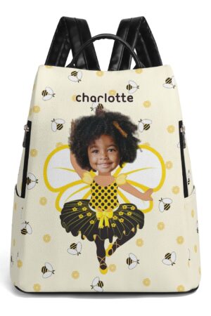 New Travel PU Daypack Anti-theft Backpack Nursing Bag