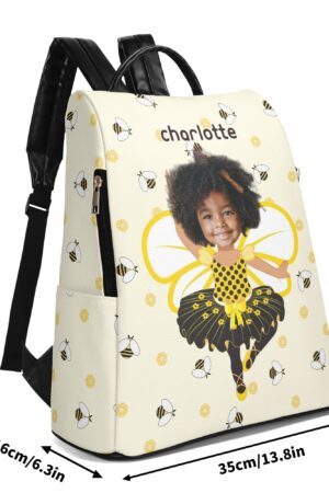 New Travel PU Daypack Anti-theft Backpack Nursing Bag