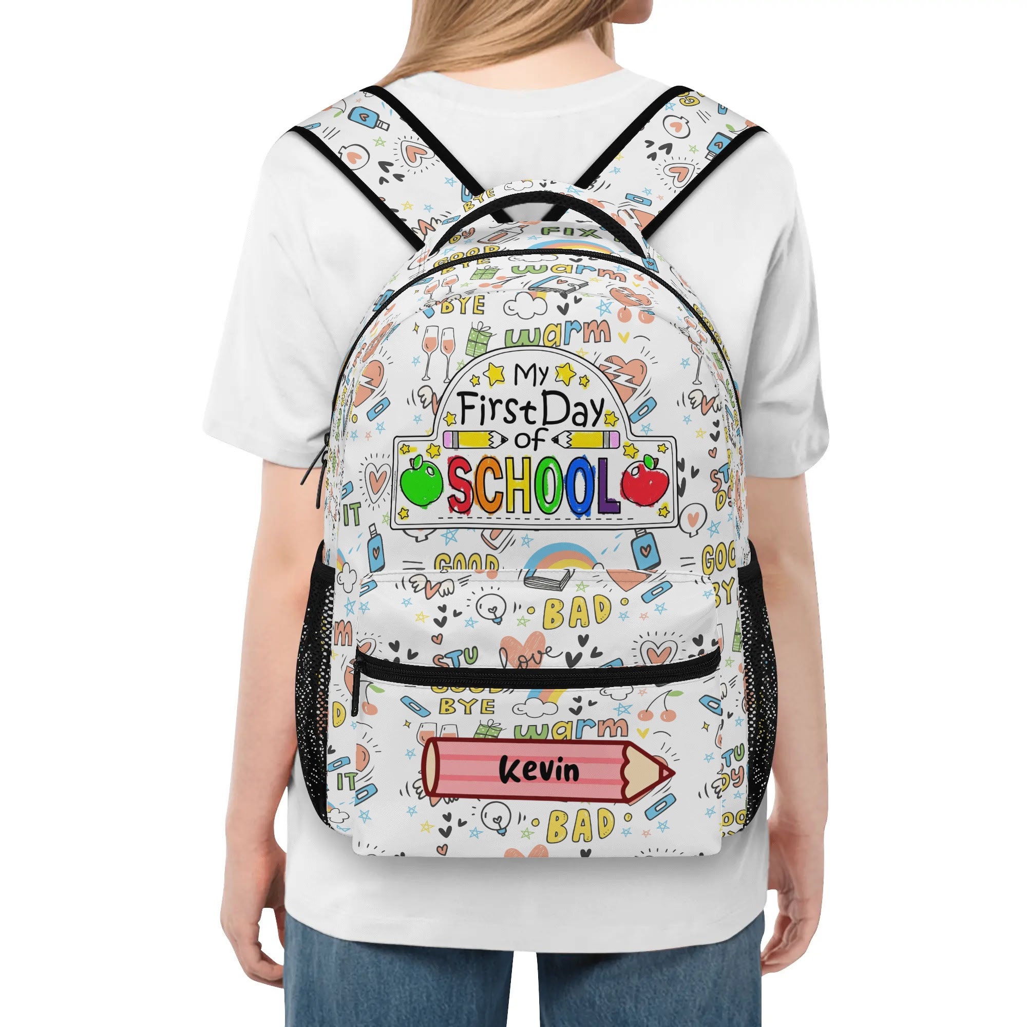 New 15 Inch Casual Style School Backpack - Image 8