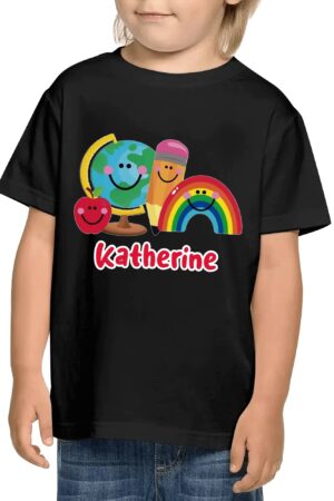 Kids Cotton Front & Back Printing T-Shirt