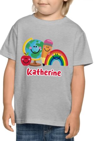 Kids Cotton Front & Back Printing T-Shirt