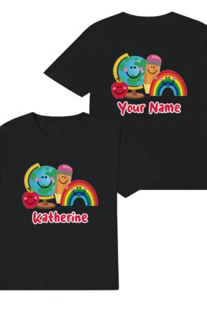 Kids Cotton Front & Back Printing T-Shirt
