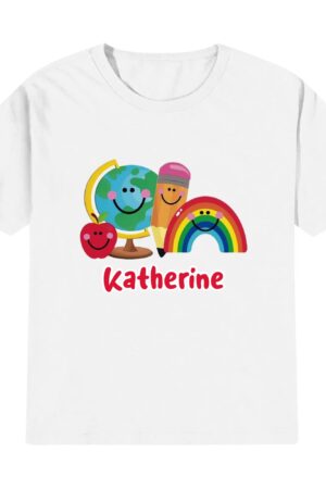 Kids Cotton Front & Back Printing T-Shirt