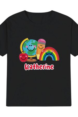 Kids Cotton Front & Back Printing T-Shirt