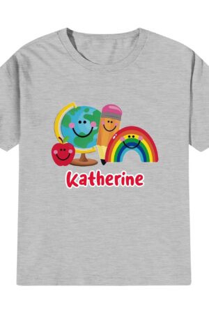 Kids Cotton Front & Back Printing T-Shirt
