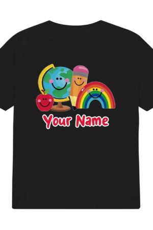Kids Cotton Front & Back Printing T-Shirt