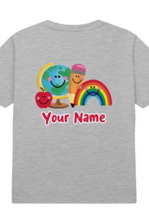 Kids Cotton Front & Back Printing T-Shirt