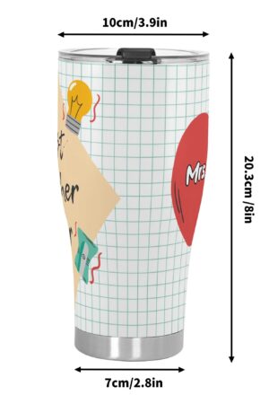 3D Personalized Stainless Steel Tumbler 30oz Printed Cup Gift