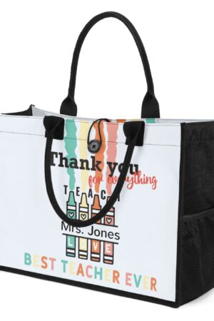 Premium All-Over Print Canvas Tote Bag（3 layers）