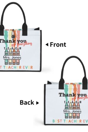 Premium All-Over Print Canvas Tote Bag（3 layers）