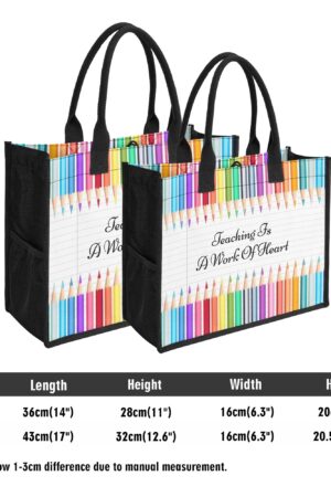 Premium All-Over Print Canvas Tote Bag（3 layers）