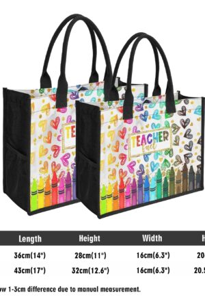 Premium All-Over Print Canvas Tote Bag（3 layers）
