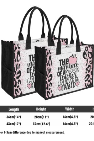 Premium All-Over Print Canvas Tote Bag（3 layers）