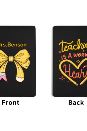 Custom 2 Sides Print PU Black and Brown Notebook