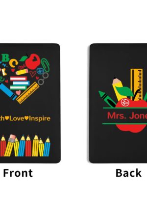 Custom 2 Sides Print PU Black and Brown Notebook