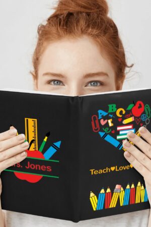 Custom 2 Sides Print PU Black and Brown Notebook