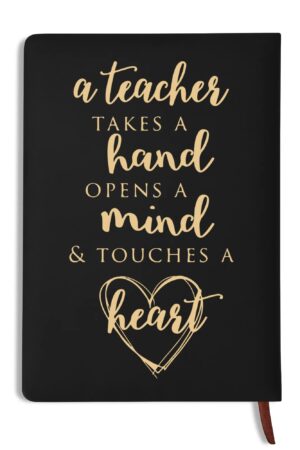 Custom 2 Sides Print PU Black and Brown Notebook