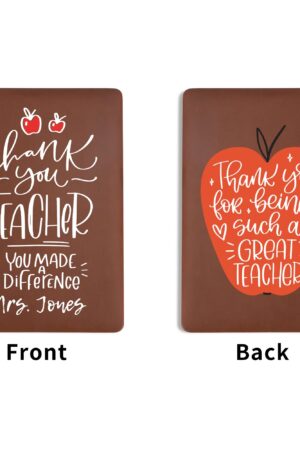 Custom 2 Sides Print PU Black and Brown Notebook