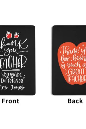 Custom 2 Sides Print PU Black and Brown Notebook