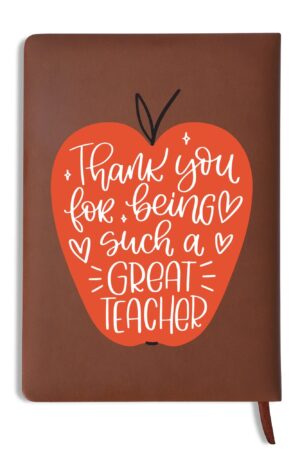 Custom 2 Sides Print PU Black and Brown Notebook