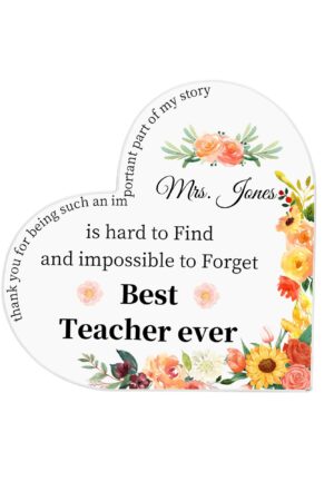 Heart Shaped Christmas Acrylic Keepsake Ornament Personalized Gift