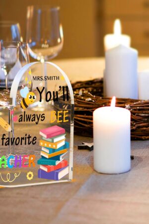 Heart Shaped Christmas Acrylic Keepsake Ornament Personalized Gift