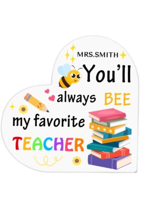 Heart Shaped Christmas Acrylic Keepsake Ornament Personalized Gift