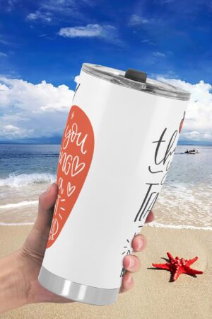 3D Personalized Stainless Steel Tumbler 30oz Printed Cup Gift