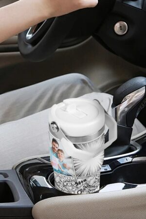20oz Stainless Steel Water Bottle Coffee Mug Tumblers for Vehicle Cup Holders