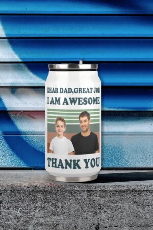 300ml Stainless Steel Cola Can Shaped Coke Cups Travel Tumbler