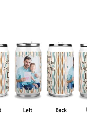 300ml Stainless Steel Cola Can Shaped Coke Cups Travel Tumbler