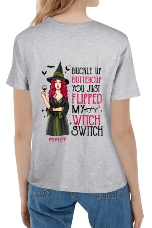 Women's Cotton Front & Back Printing T Shirt