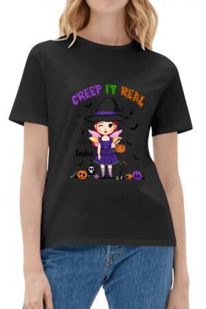 Women's Cotton Front & Back Printing T Shirt