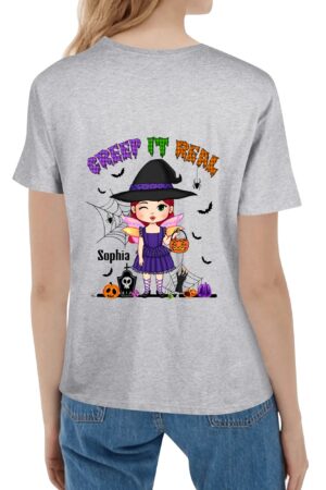 Women's Cotton Front & Back Printing T Shirt