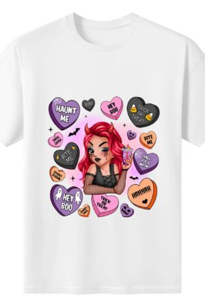 Women's Cotton Front & Back Printing T Shirt