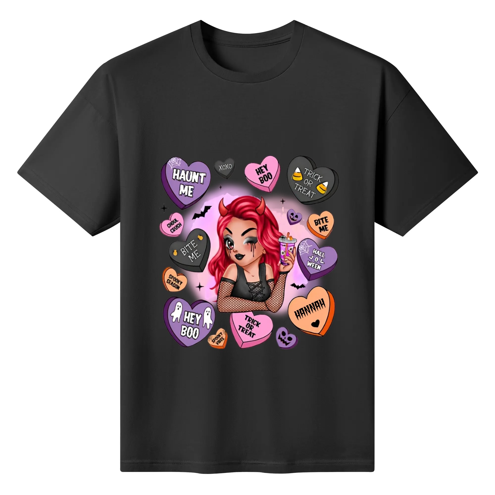 Women's Cotton Front & Back Printing T Shirt - Image 5