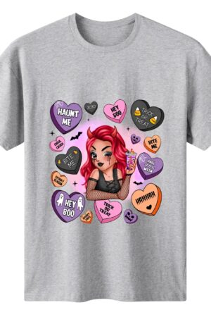 Women's Cotton Front & Back Printing T Shirt