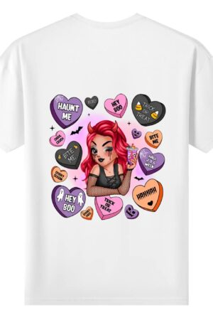 Women's Cotton Front & Back Printing T Shirt